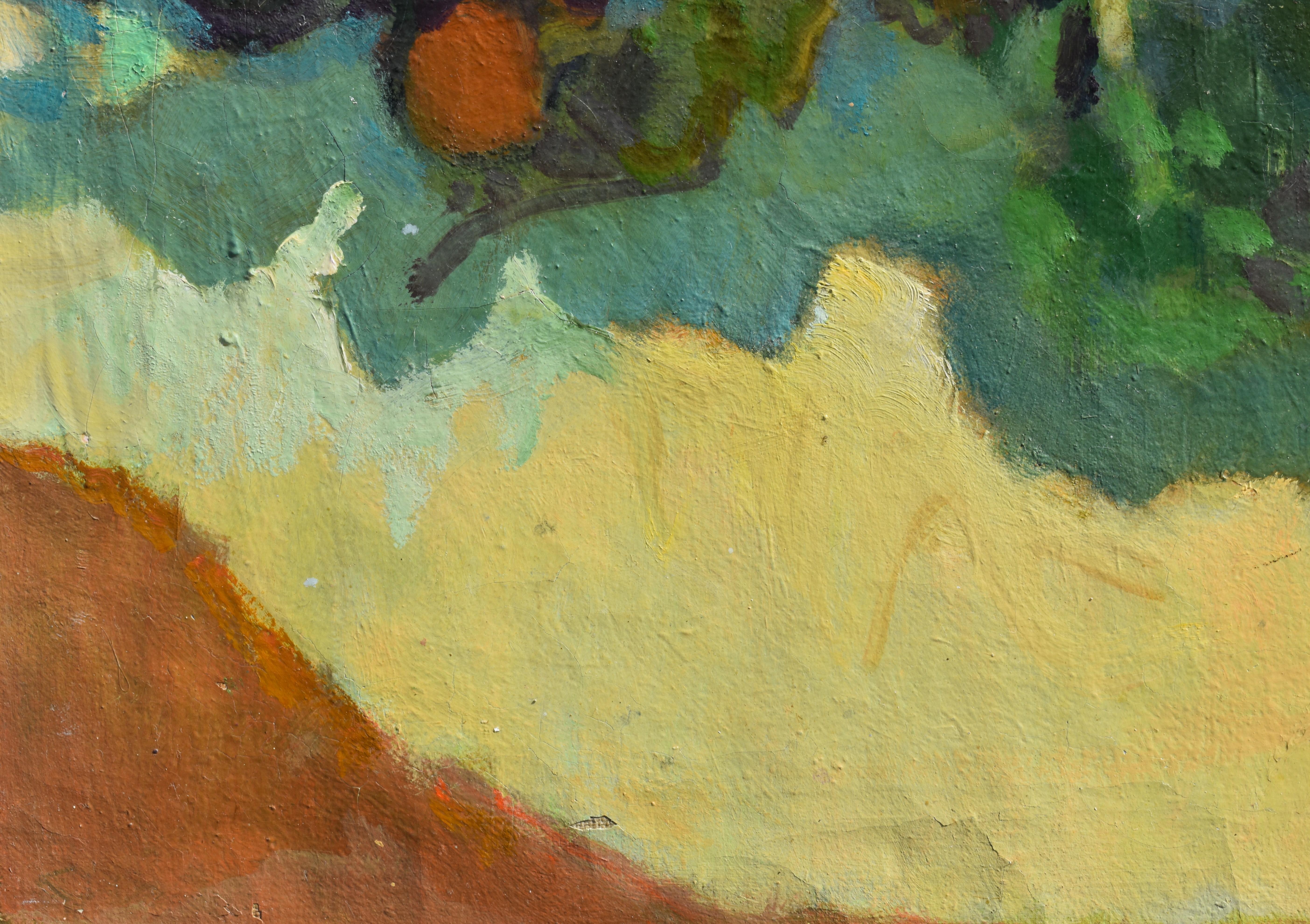 PIERRE GRISOT, (1911 - 1995) French Post Impressionist Oil Painting For Sale 1