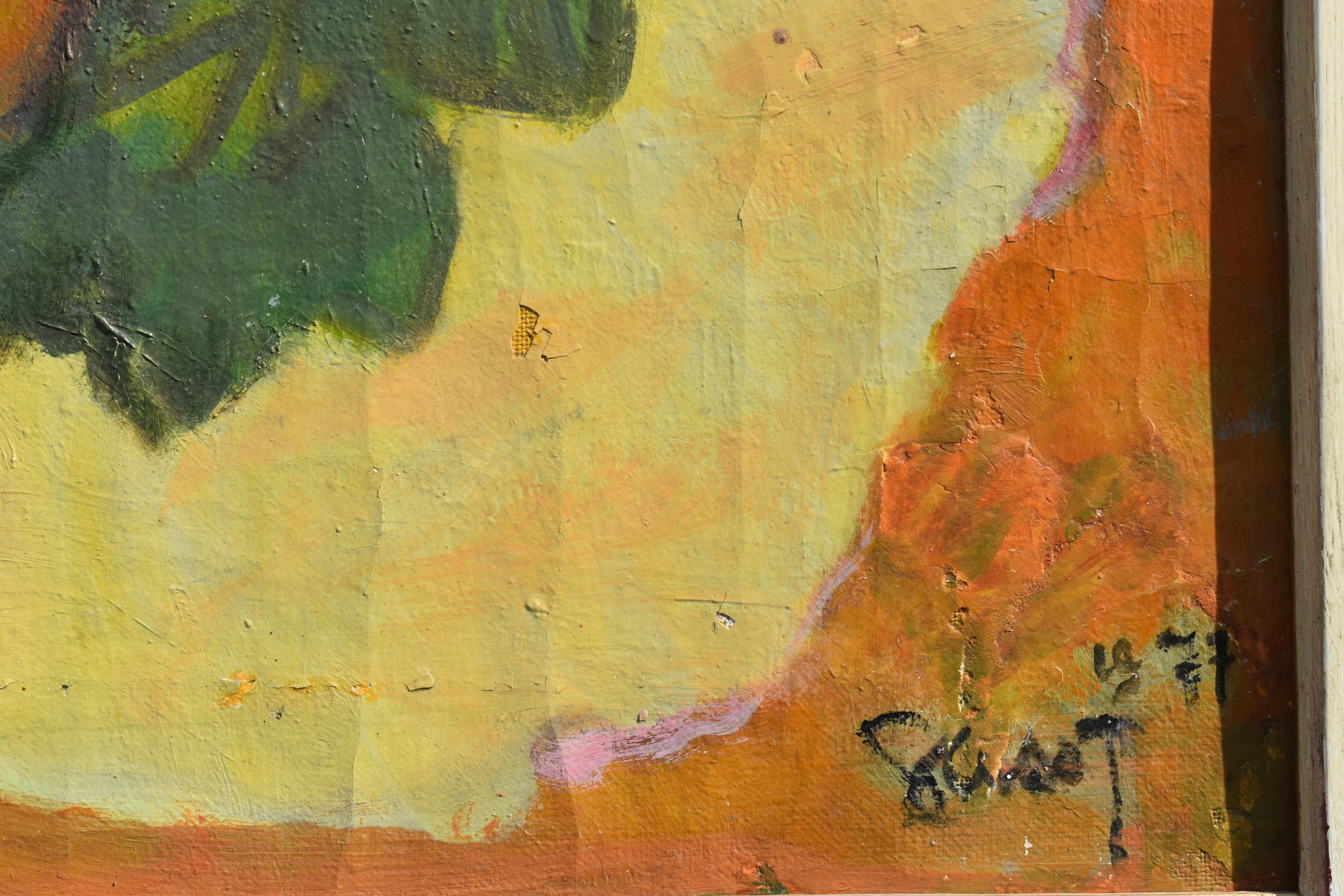 PIERRE GRISOT, (1911 - 1995) French Post Impressionist Oil Painting For Sale 3