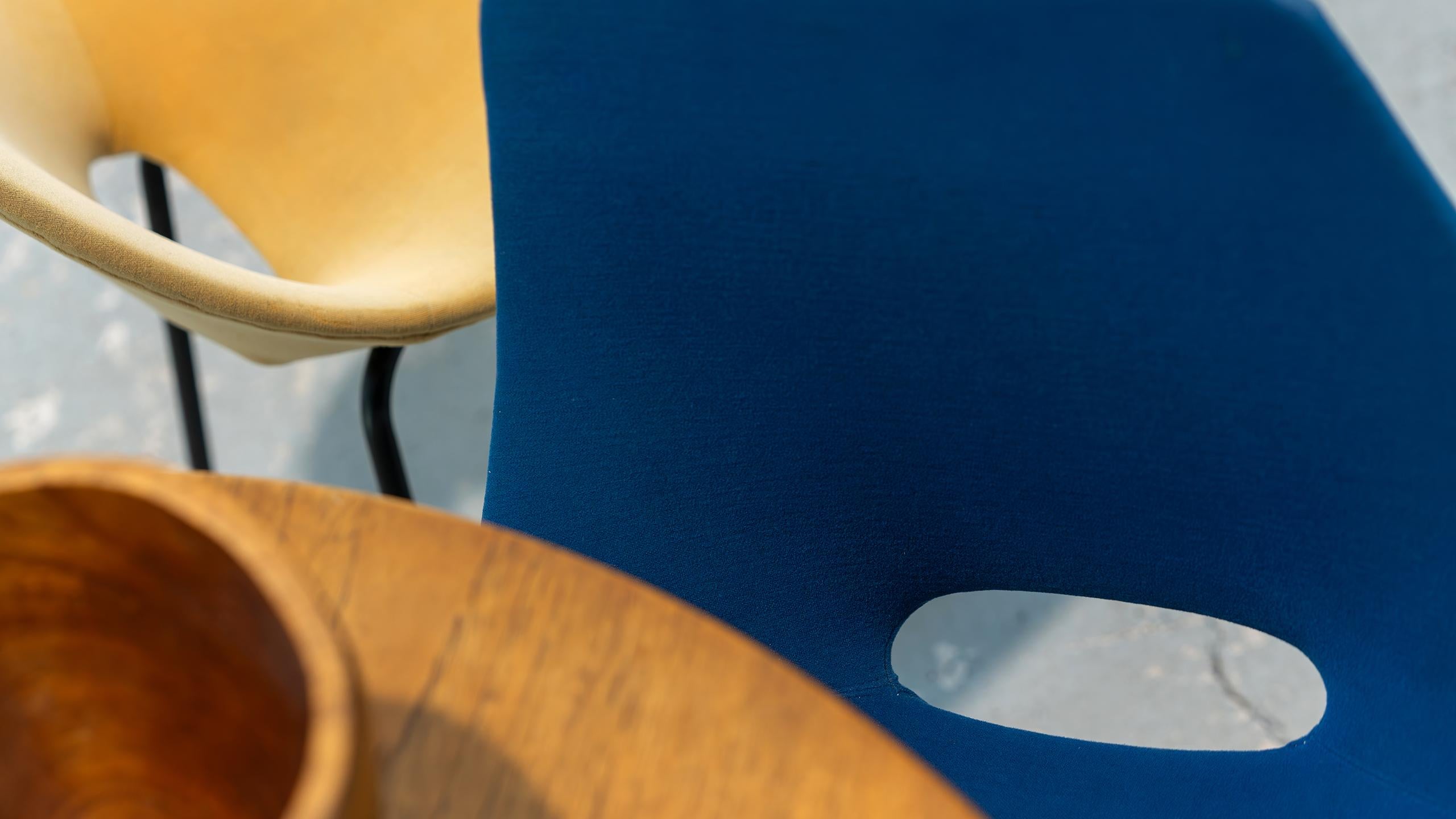 Pierre Guariche 2x Tonneau Chair 1950 by Steiner, France Mid Centruy Modern For Sale 6
