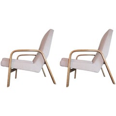 Pierre Guariche, André Motte, Michel Mortier Pair of Armchairs for Steiner