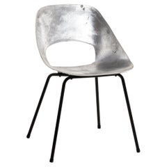 Pierre Guariche Cast Aluminium Tulipe Seat for Steiner Naked 1954