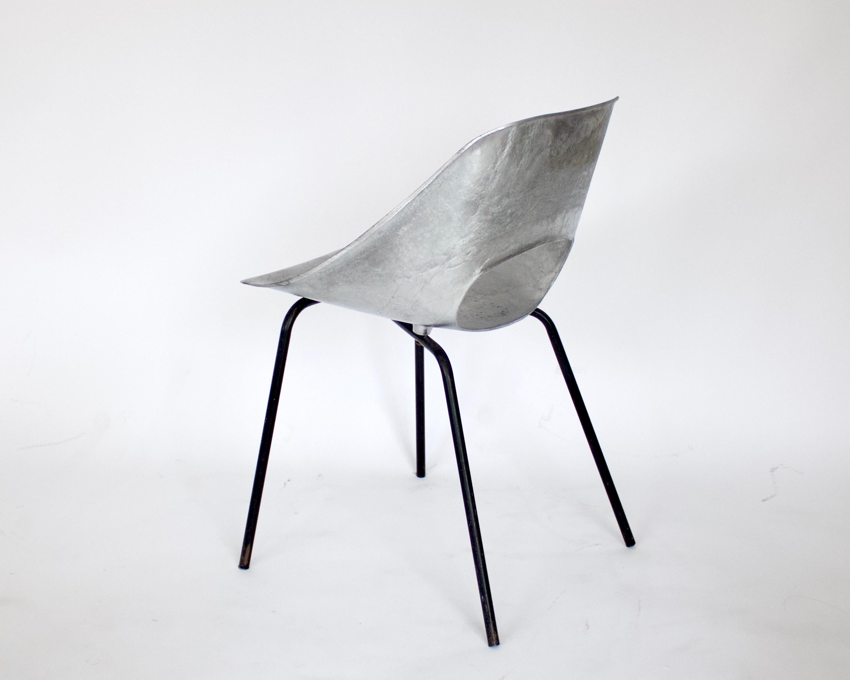 Mid-20th Century Pierre Guariche Cast Aluminum Tulip Chairs for Steiner, France, circa 1954