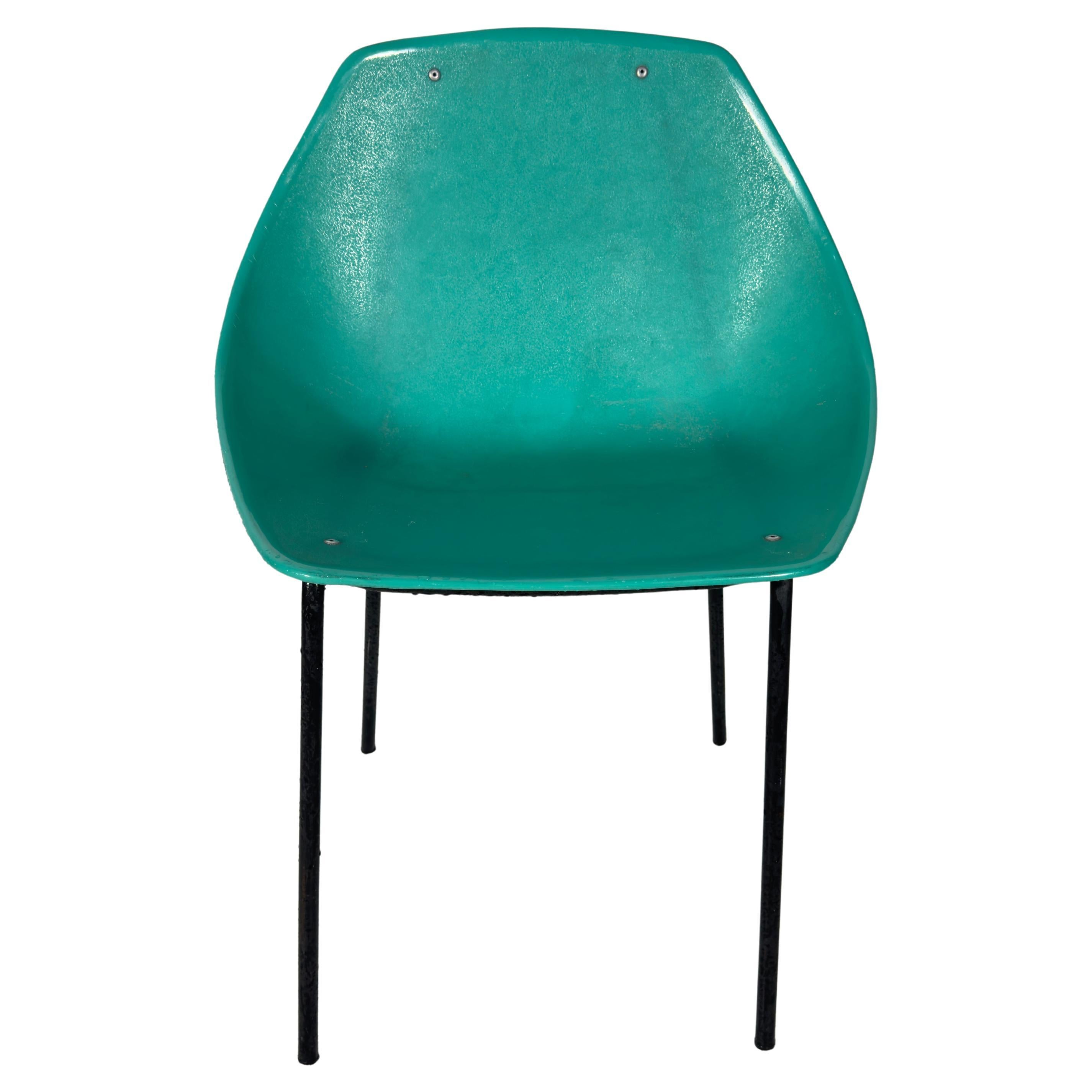 Pierre Guariche Chair Model "Coquillage" by Meurop Iconische Mid-Century Design For Sale