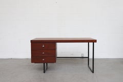Pierre Guariche Dark Teak Writing Desk