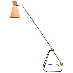 Pierre Guariche Equilibrium French Modern Floor Lamp