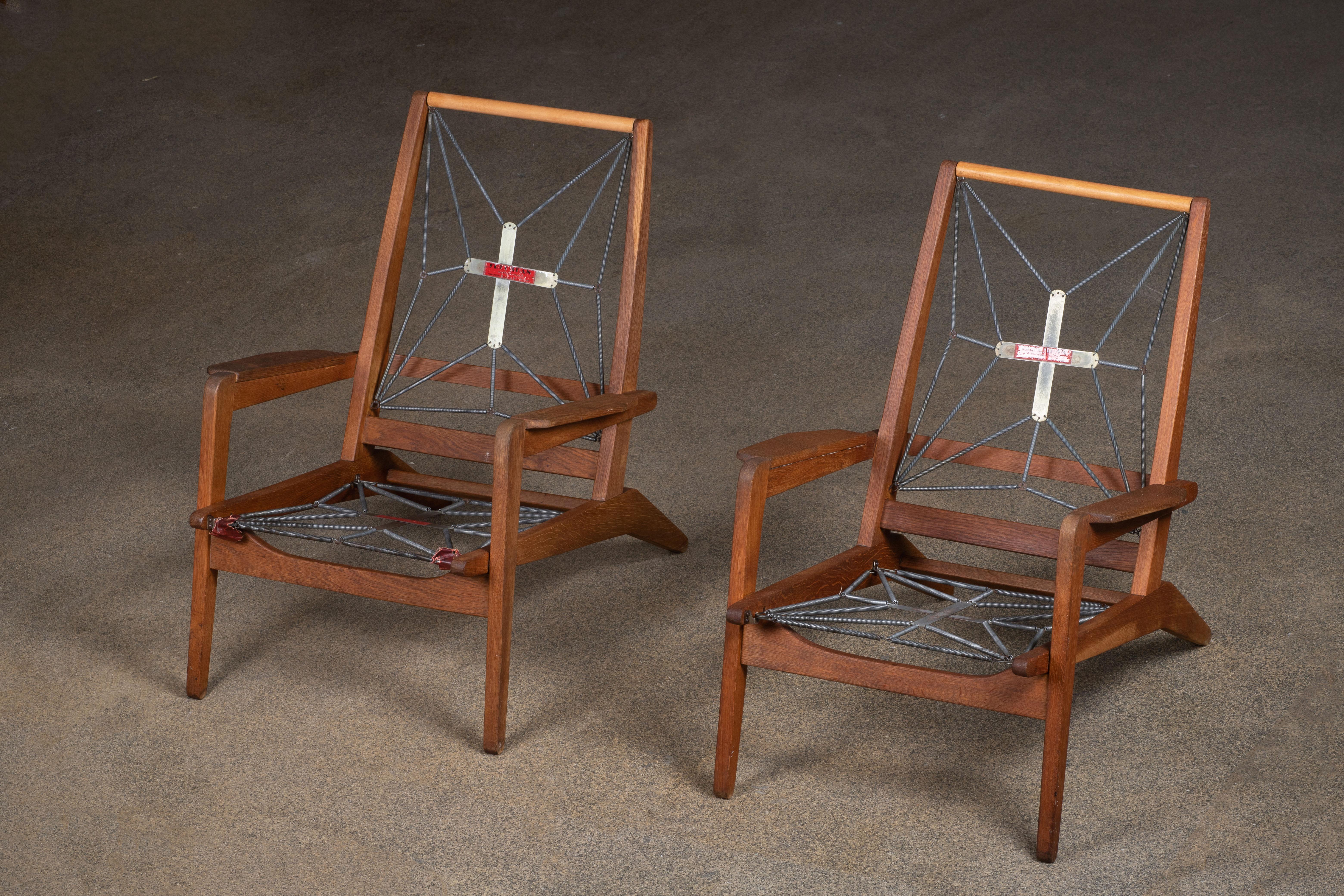 Pierre Guariche for Airborne Pair of Lounge Chairs 4
