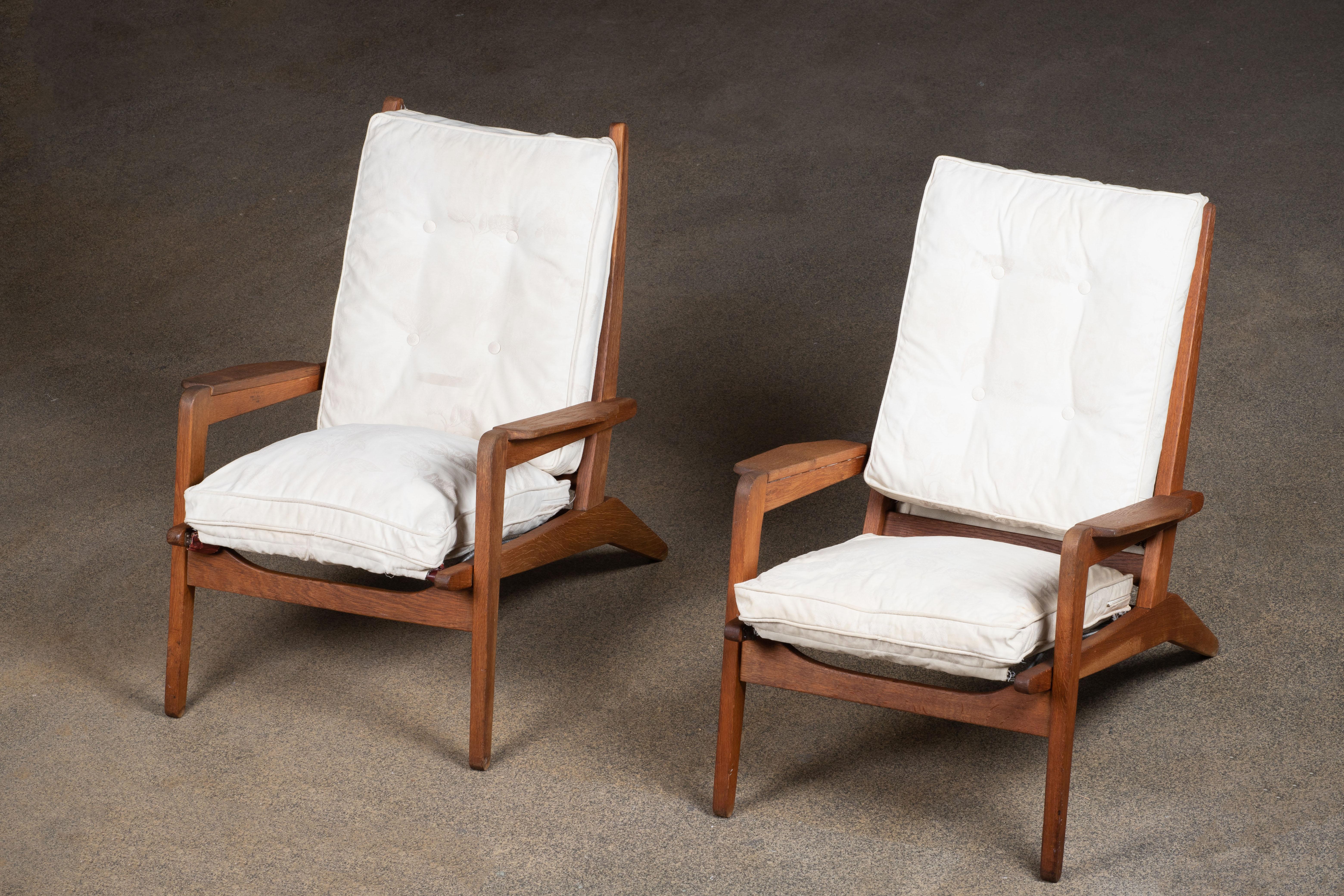 Pierre Guariche for Airborne Pair of Lounge Chairs 9