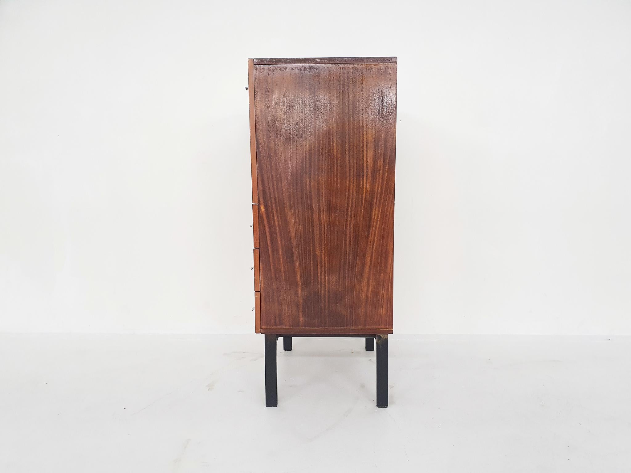 Pierre Guariche for Meurop Bar Cabinet or Secretaire, Belgium, 1960's In Good Condition In Amsterdam, NL