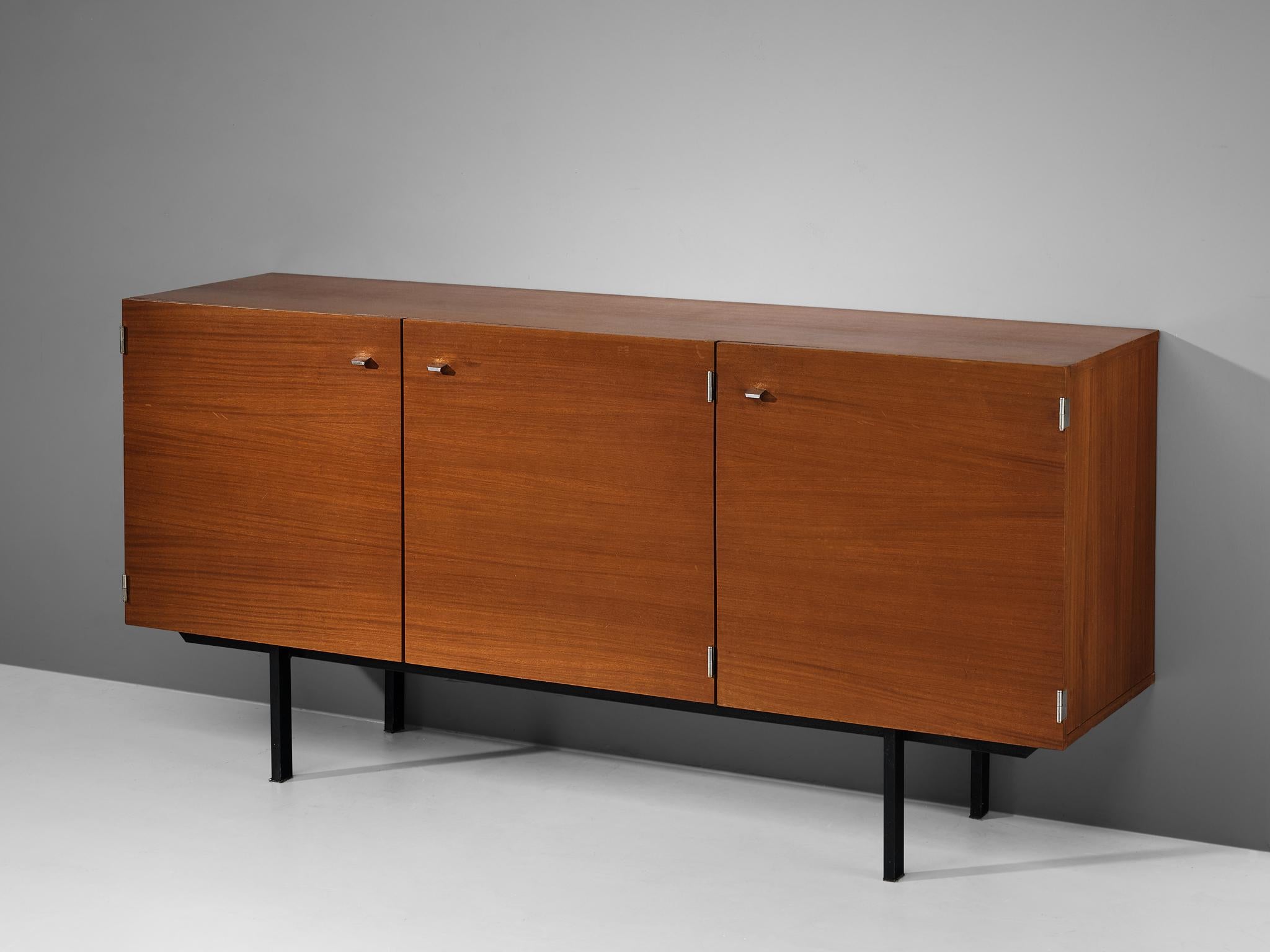 Mid-Century Modern Pierre Guariche for Meurop Sideboard in Mahogany  For Sale