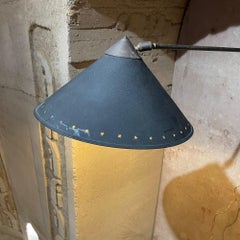 1950s Pierre Guariche  French Wall Sconce Black Cone