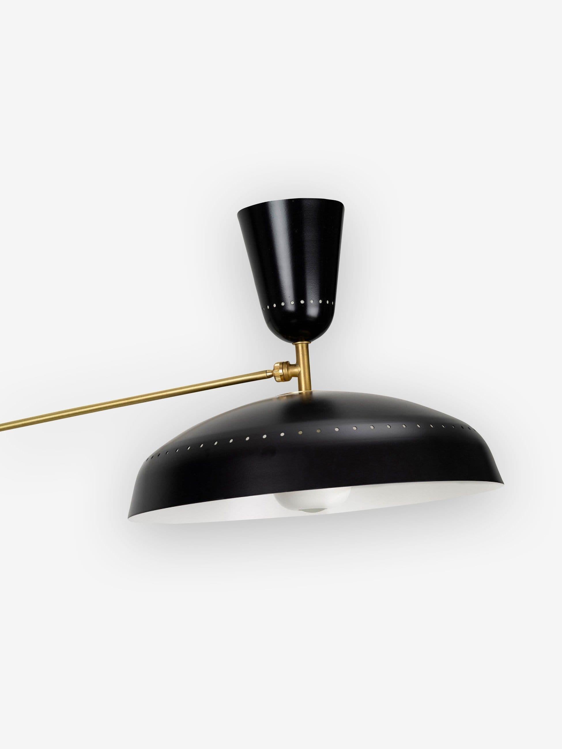 Brass Pierre Guariche G1 Wall Lamp by Sammode For Sale