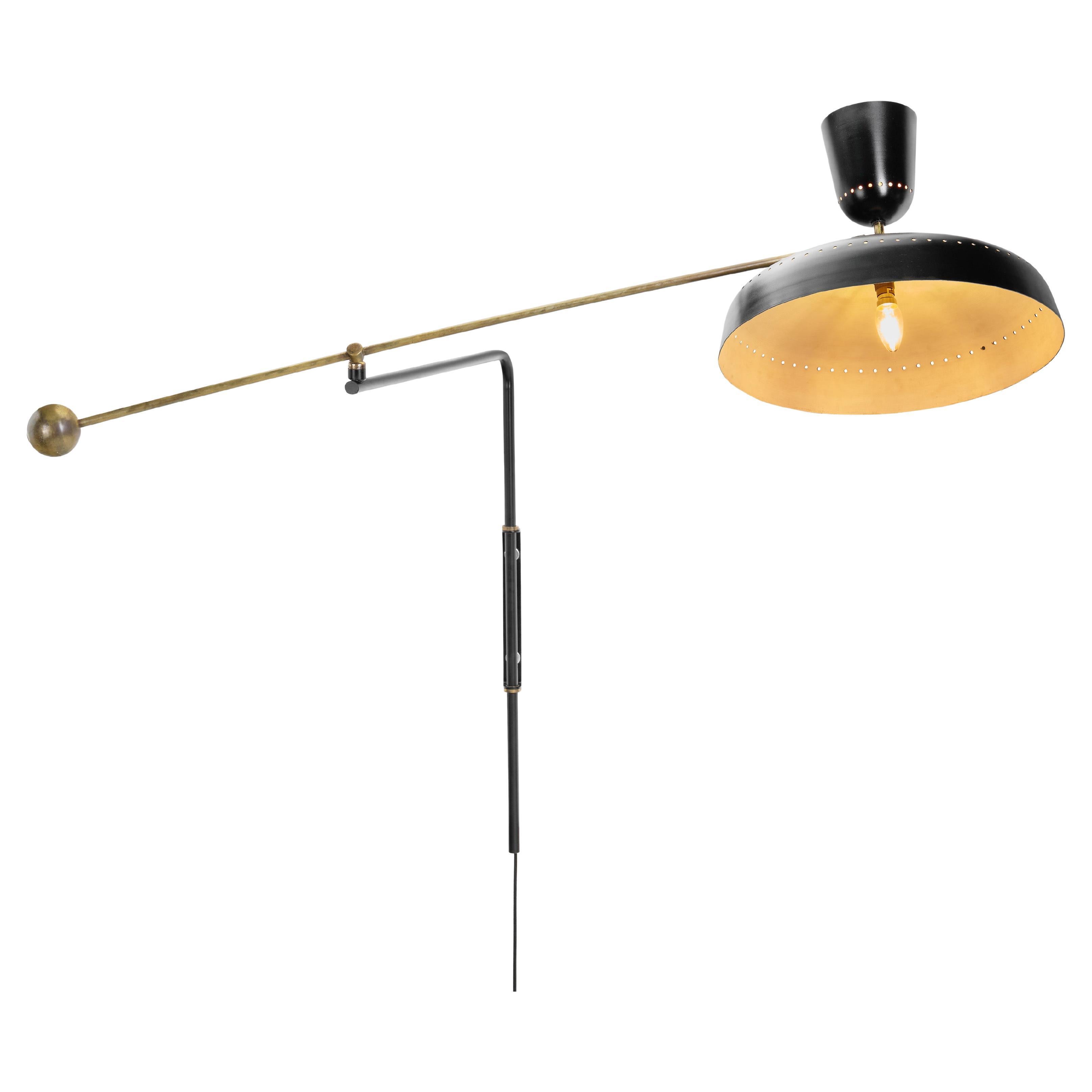 Pierre Guariche "G1" Wall Lamp Edition Disderot, France 1950s For Sale