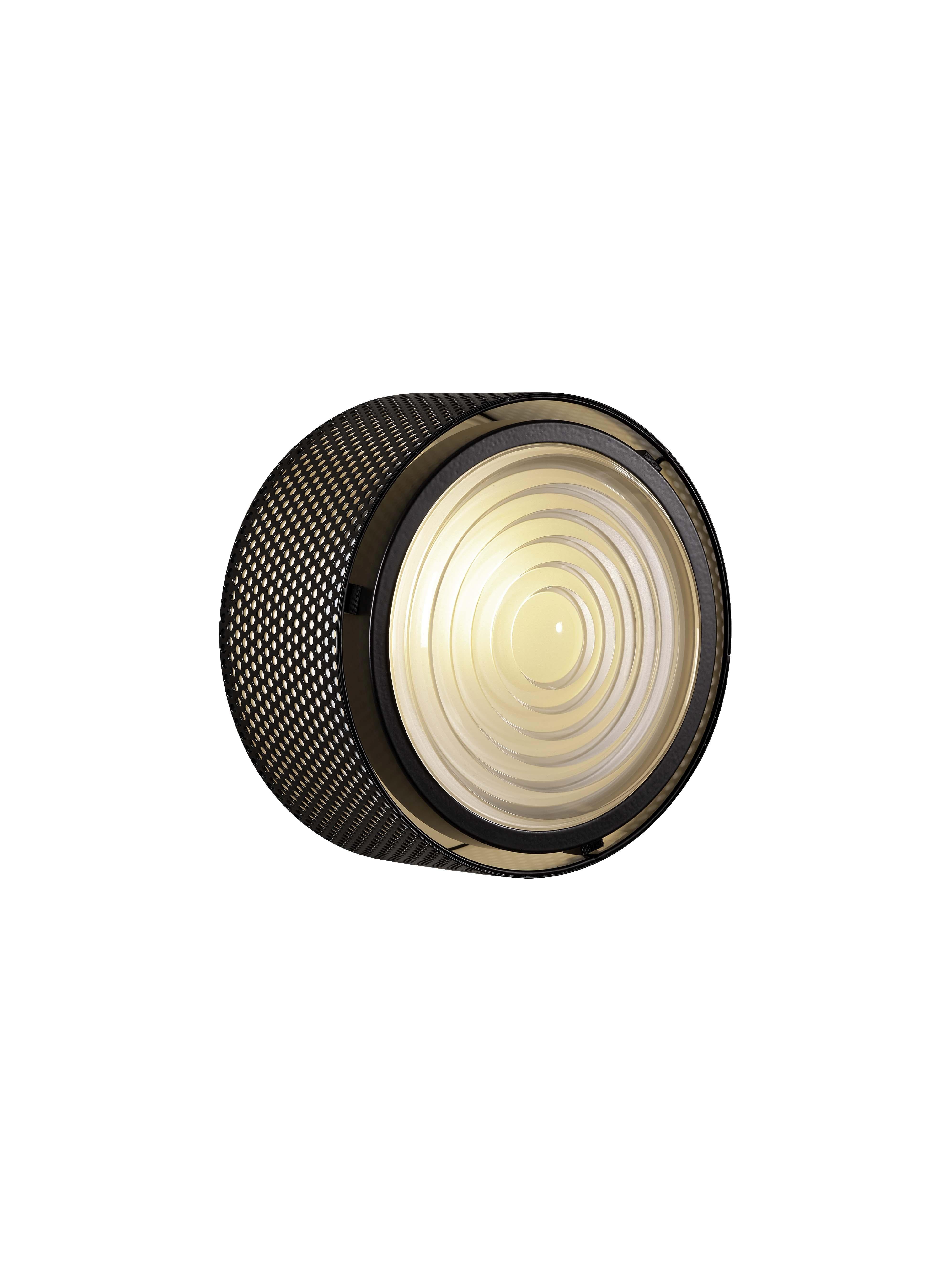 Pierre Guariche 'G13' Wall or Ceiling Light for Sammode Studio in Black For Sale 2