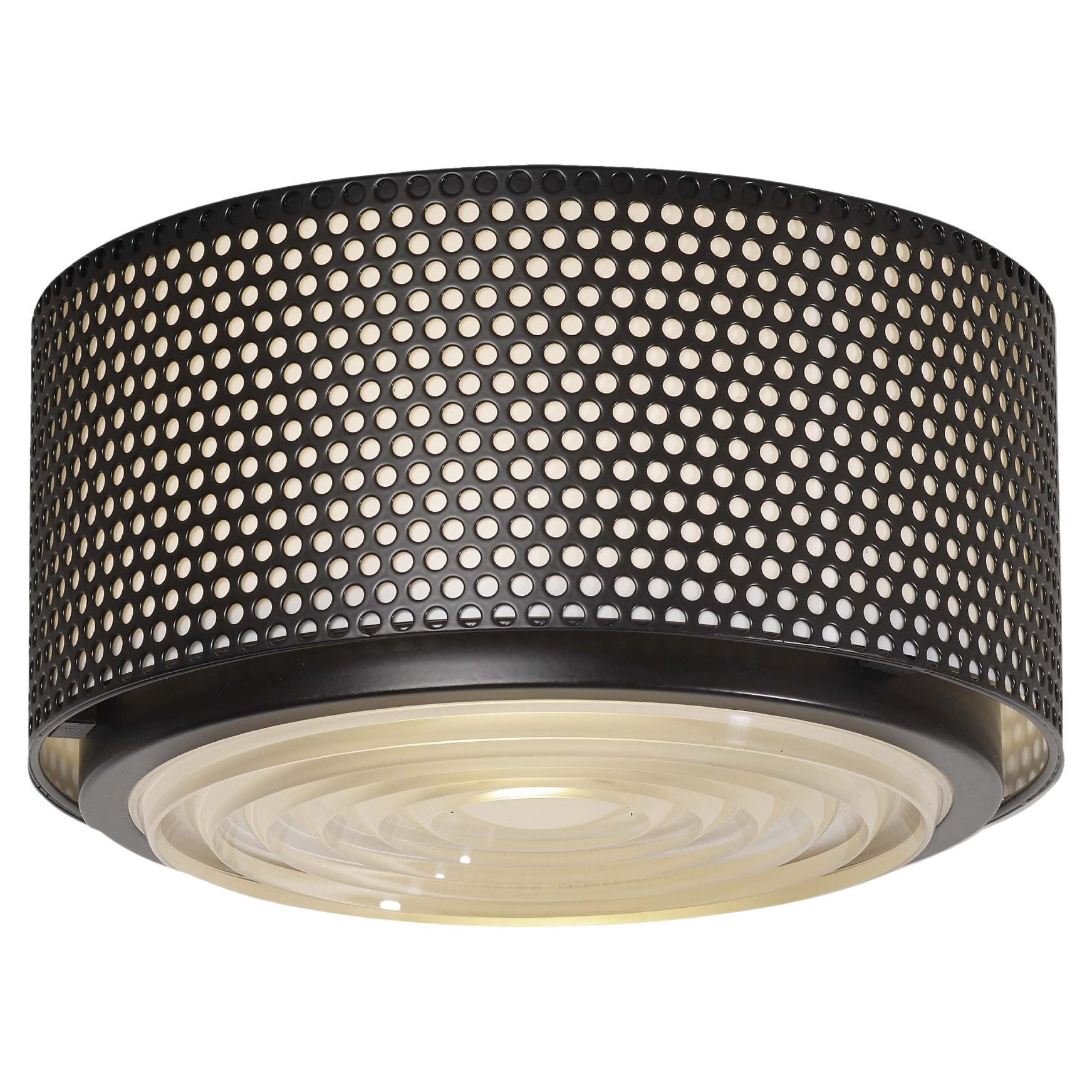 Pierre Guariche 'G13' Wall or Ceiling Light for Sammode Studio in Black