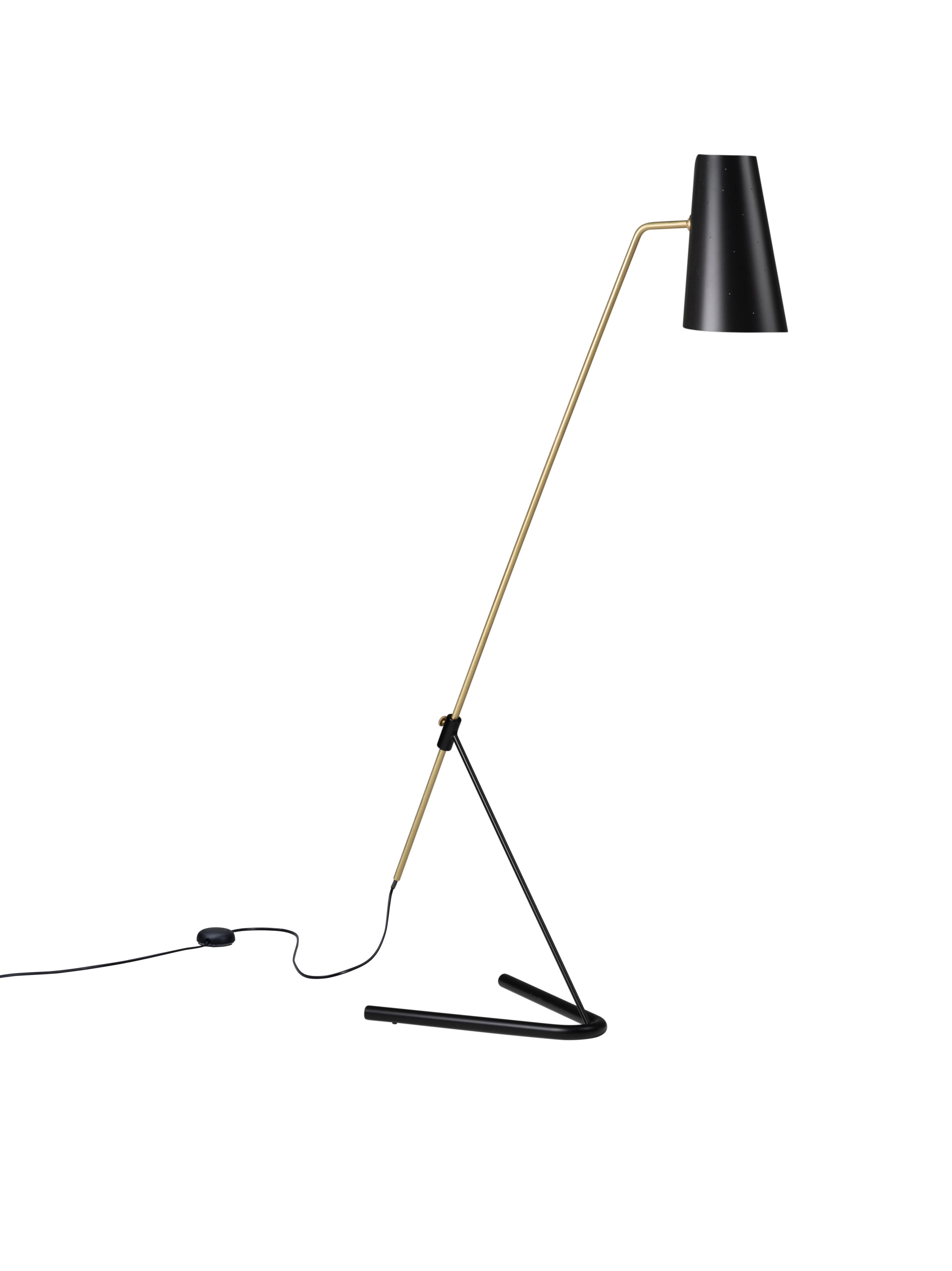 Pierre Guariche 'G21' Adjustable Floor Lamp for Sammode Studio in Black For Sale 2