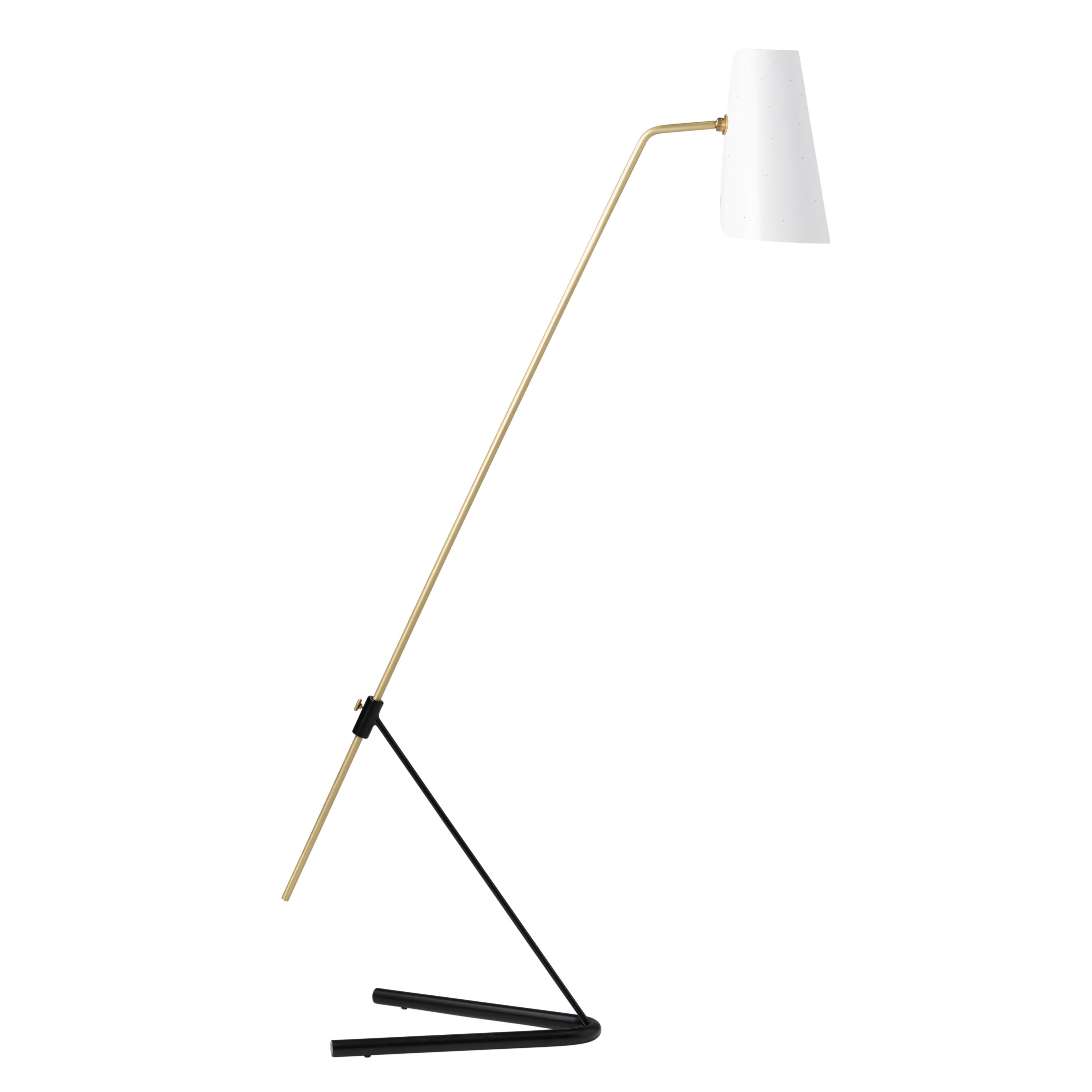 Verstellbare Stehlampe „G21“ von Pierre Guariche für Sammode Studio in Schwarz im Angebot 5