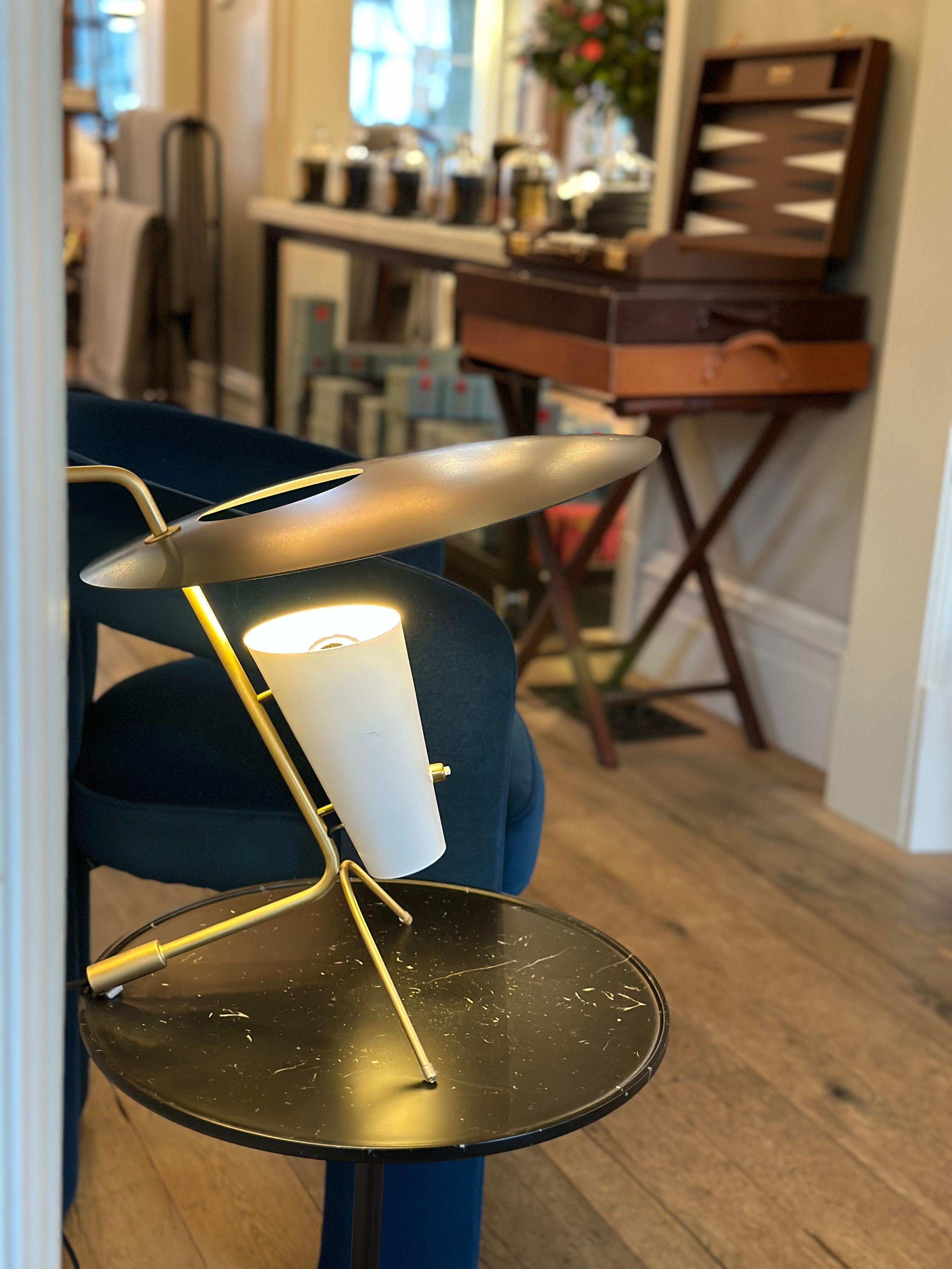 Colors, curves, and contours. The G24 table lamp is a fascinating display of the creative work of Pierre Guariche. Enclosed in a miniature sconce, this light is as striking visually as is it functional. Now available at MONC XIII.

Sammode is an