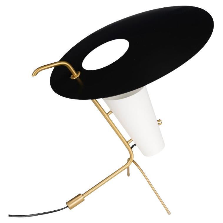 Pierre Guariche G24 Table Lamp in Black and White for Sammode Studio For Sale