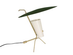 Pierre Guariche lampe de table G24 en vert et blanc pour Sammode Studio