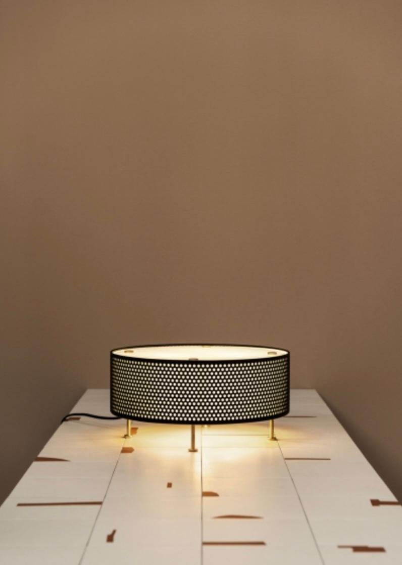 Tischlampe „G50“ von Pierre Guariche für Sammode Studio in Weiß im Angebot 4