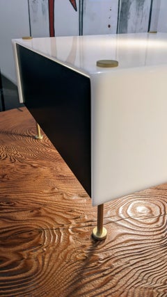 Pierre Guariche G60 Table Lamp in Black and White for Sammode Studio