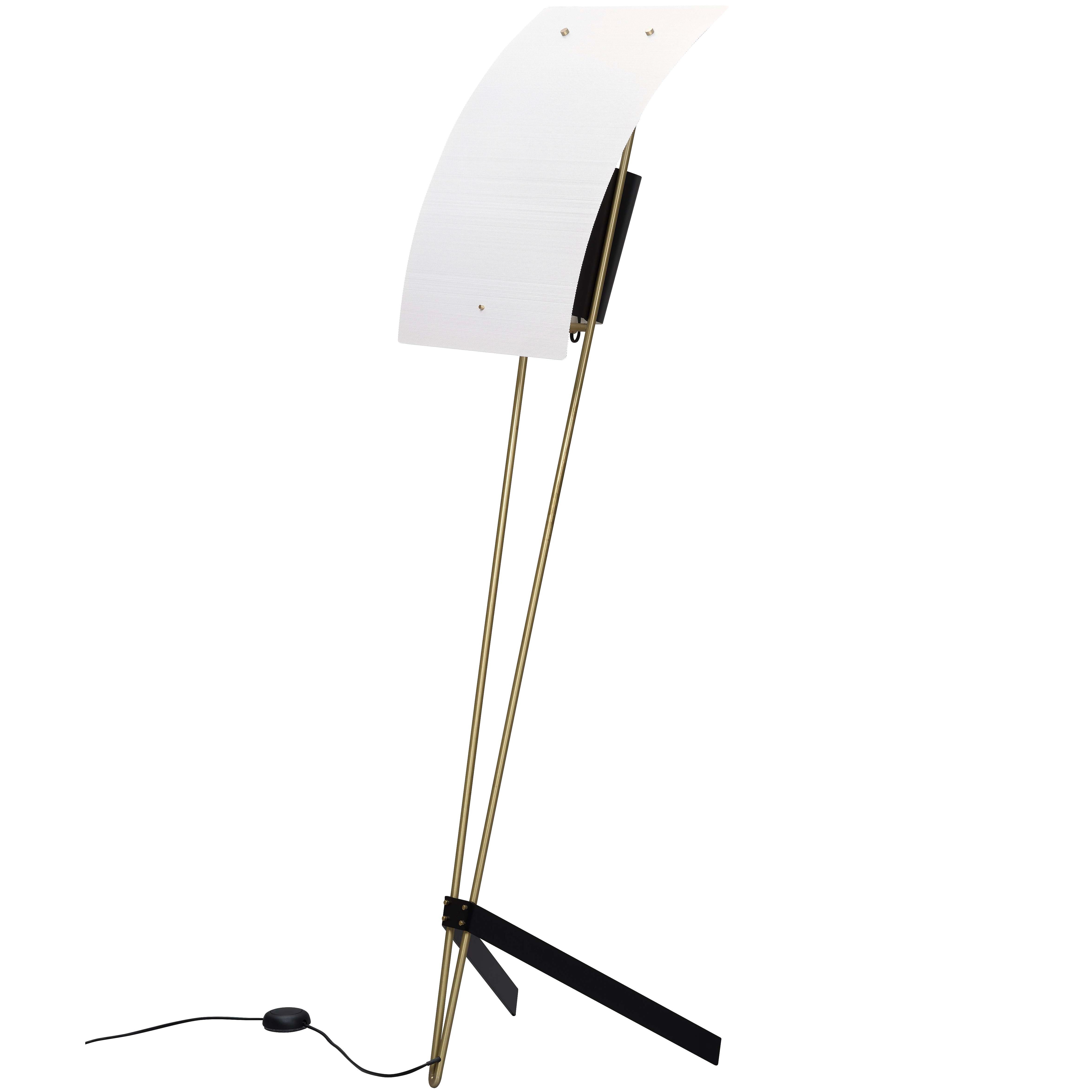 Lampada da terra Pierre Guariche Kite in bianco per Studio A in vendita 10