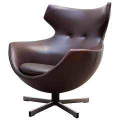 Pierre Guariche Lounge Swivel Chair "Jupiter" Designed by Meurop Belgium, 1960s