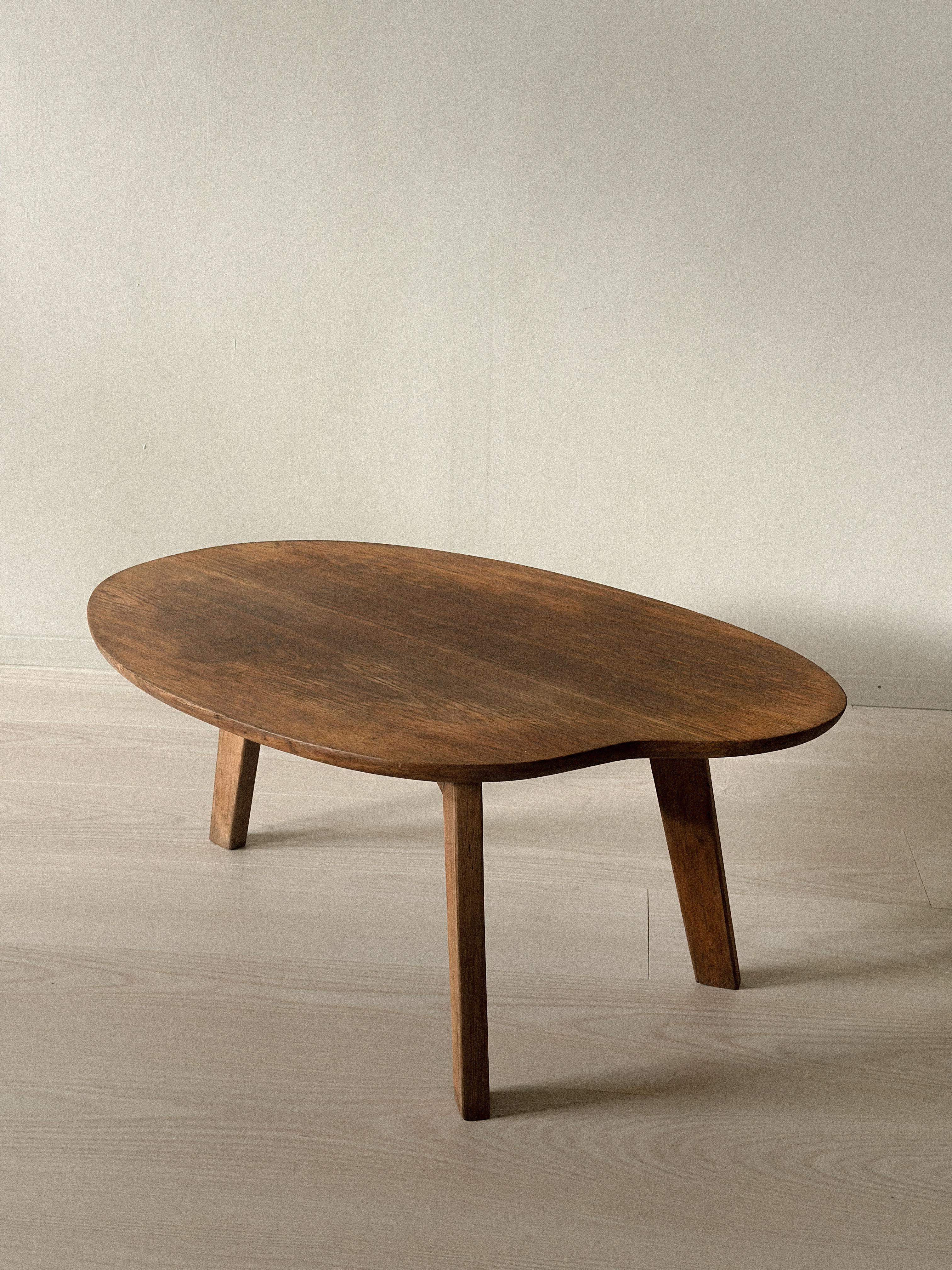 Pierre Guariche, Mesa baja de centro o auxiliar, Galerie MAI, Francia, c. 1950 en venta 3