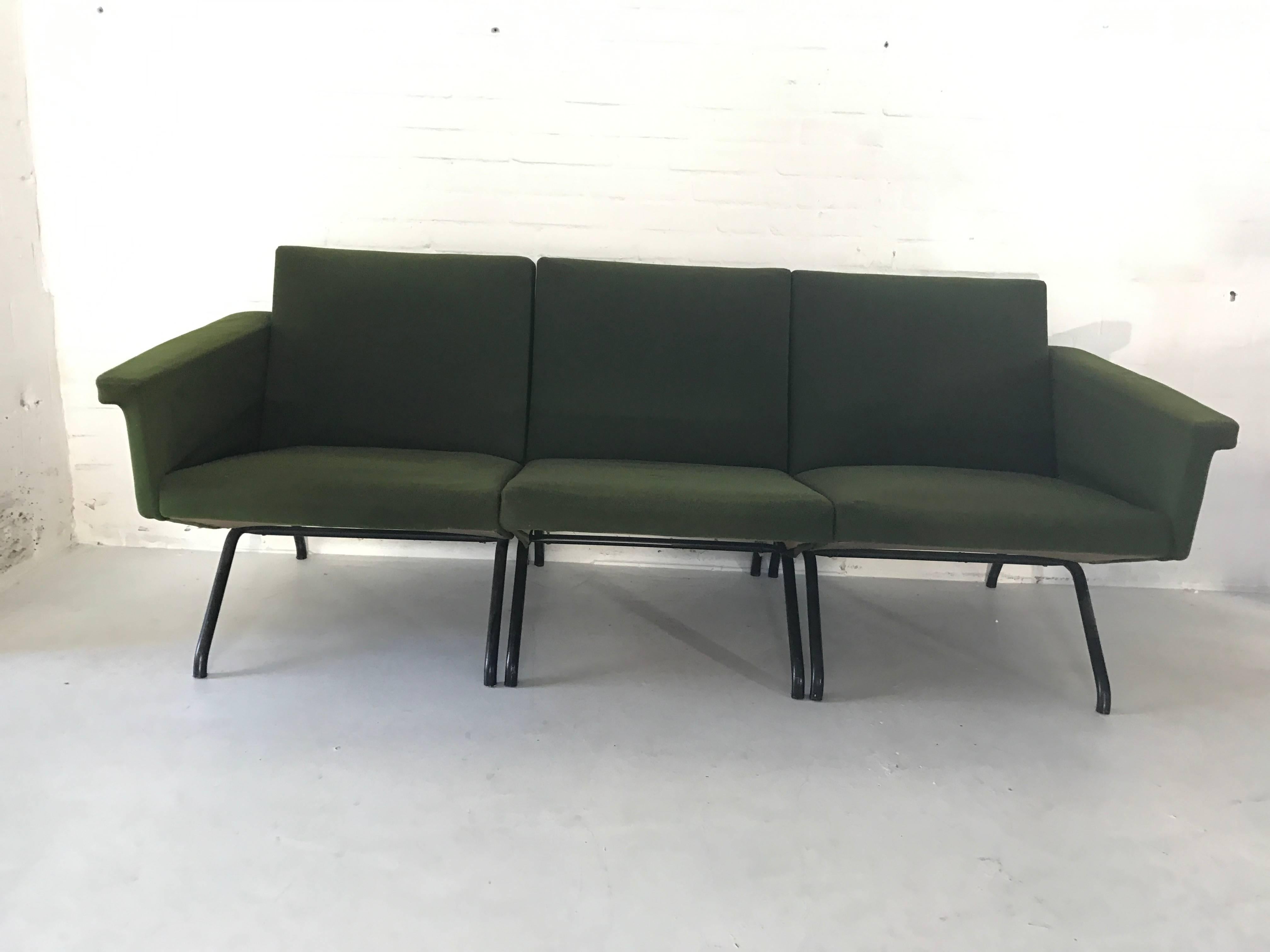Mid-20th Century Pierre Guariche Mid-Century Modern Segmented Sofa For Sale