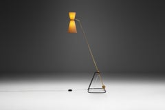 Pierre Guariche Modèle "G2" Lampadaire pivotant Edition Disderot, France Années 1950