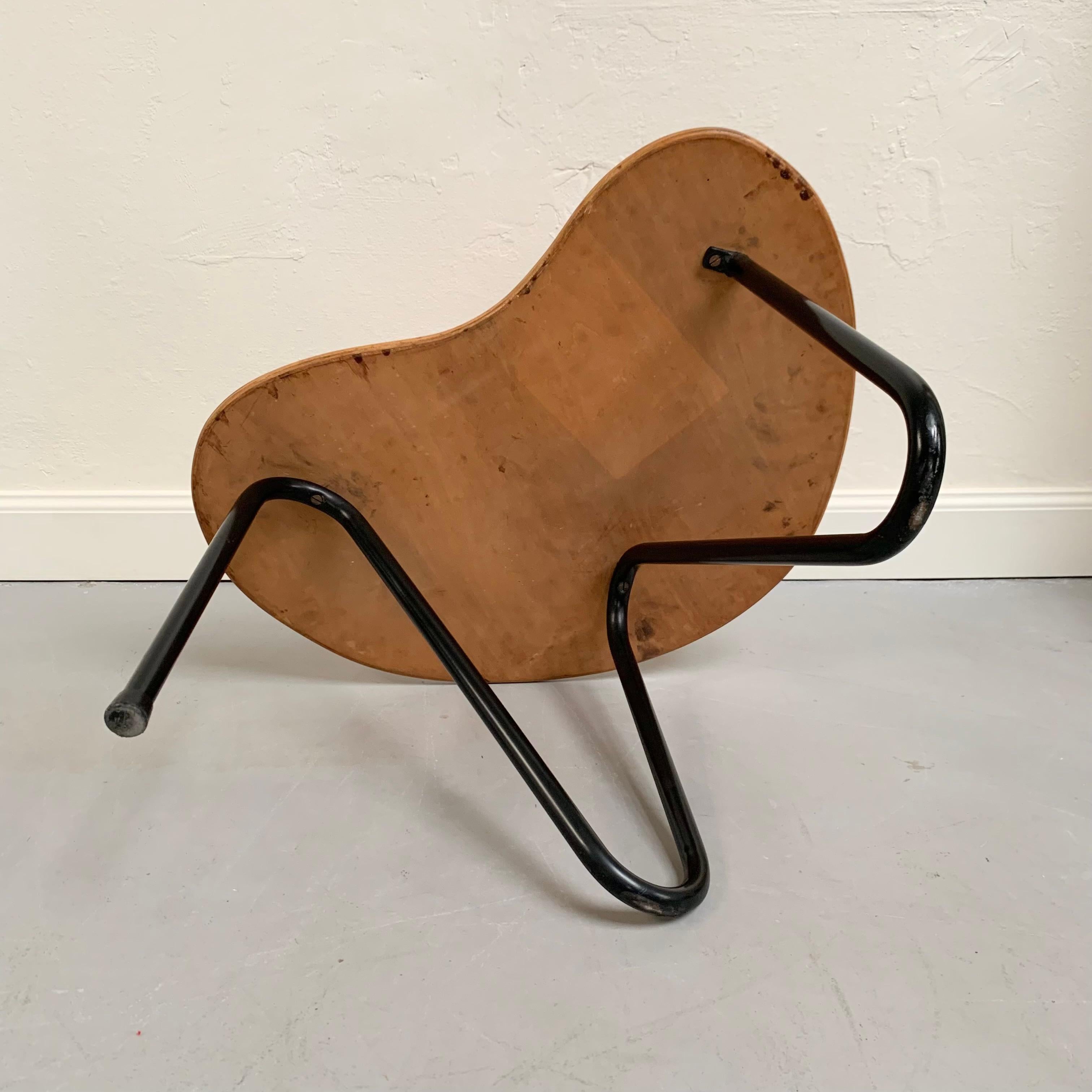 Mesa de centro Pierre Guariche Original Prefacto, hacia 1952, Francia. en venta 6