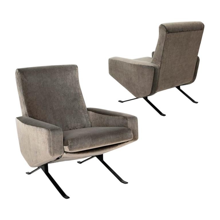 Pierre Guariche, Pair of Armchairs, France, 1960