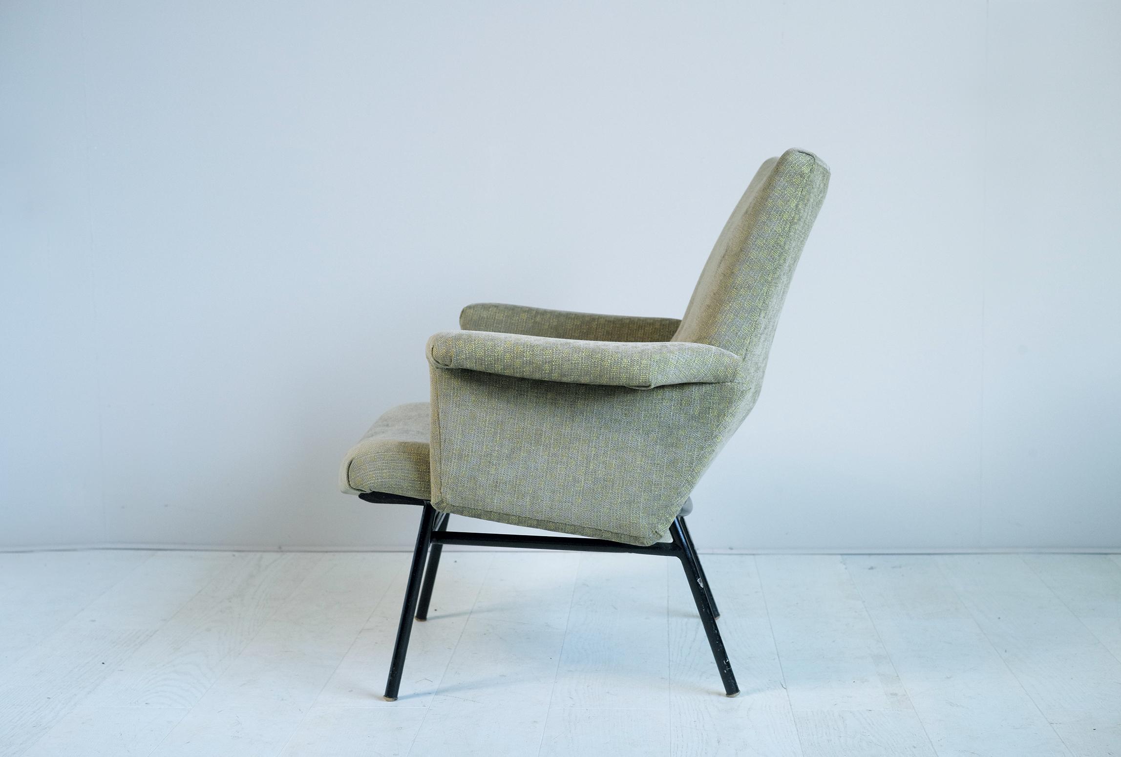 Upholstery Pierre Guariche, Pair of Armchairs SK 660, Steiner Edition 1953