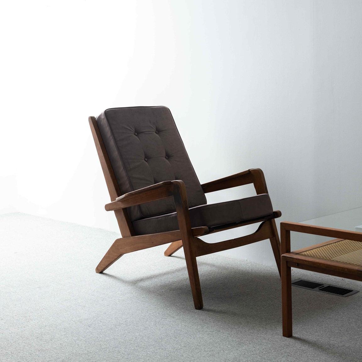 Pierre Guariche, paire de fauteuils FS 105, années 1950, France Bon état à Edogawa-ku Tokyo, JP