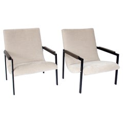 Pierre Guariche Coppia di sedie da salotto Francia c1960 Per ARP