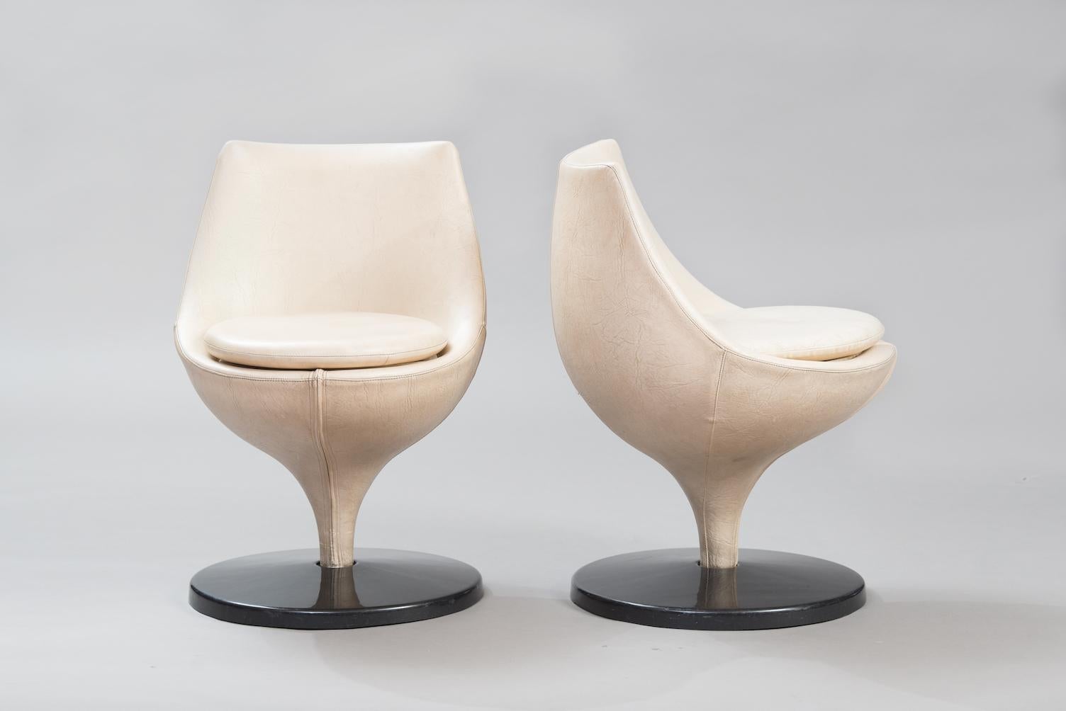 Mid-Century Modern Pierre Guariche Polaris Chairs for Meurop, 1960s