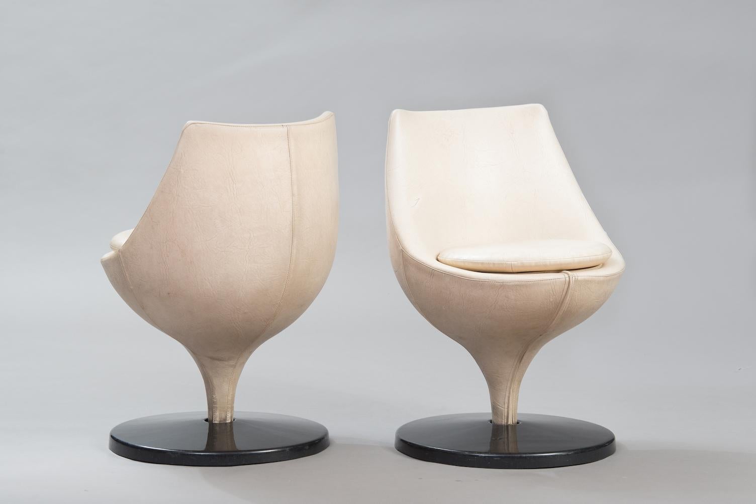 French Pierre Guariche Polaris Chairs for Meurop, 1960s