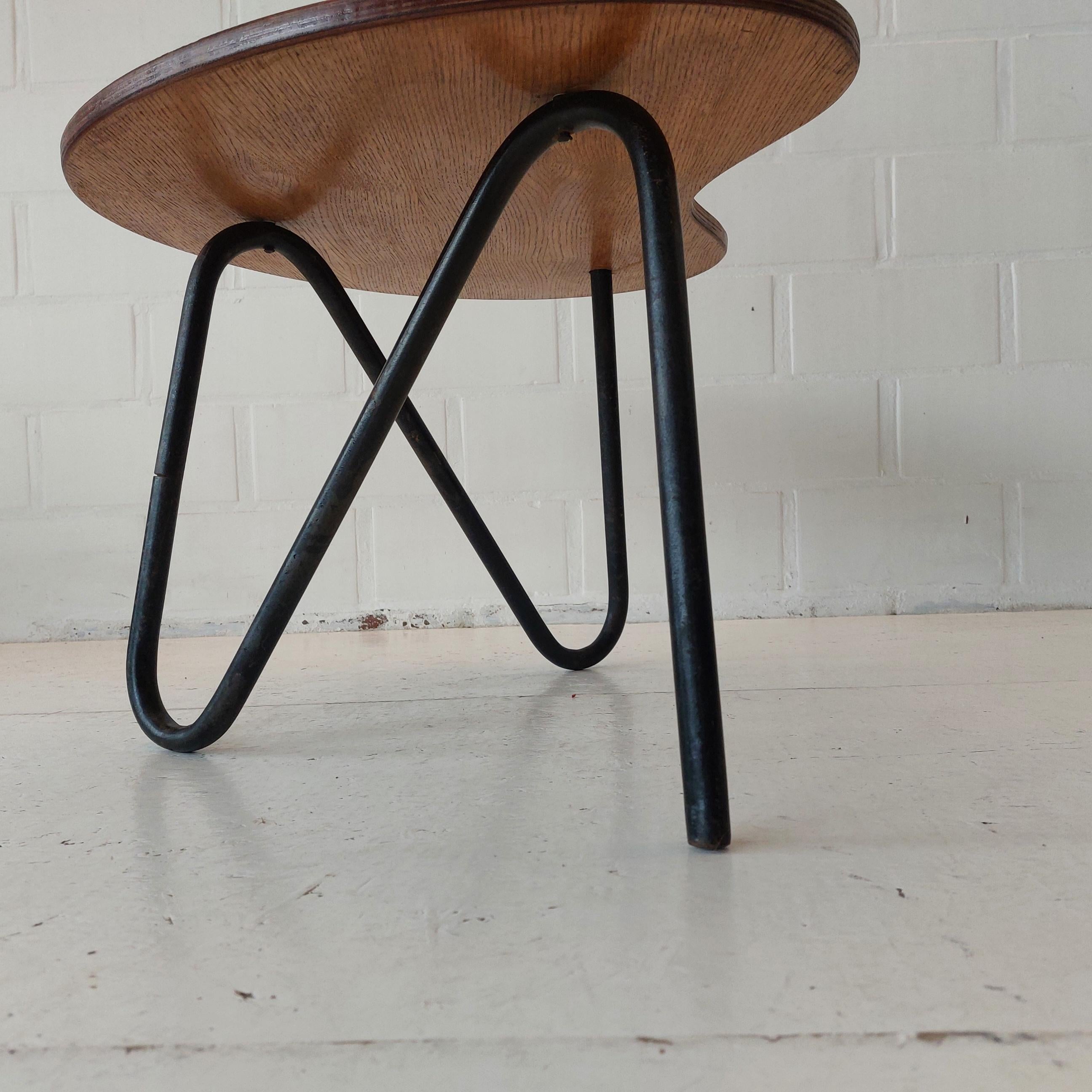 Pierre Guariche Prefacto Side Table for Trefac Meurop, circa 1950s, France For Sale 3
