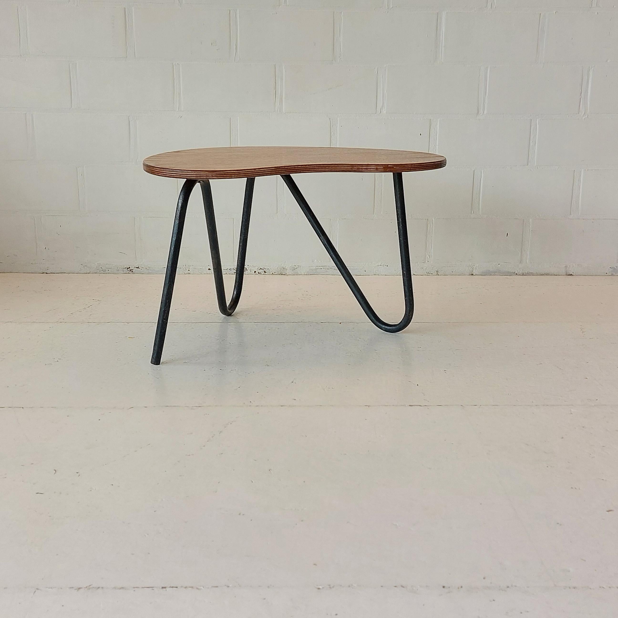 French Pierre Guariche Prefacto Side Table for Trefac Meurop, circa 1950s, France For Sale