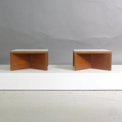 Pierre Guariche, Set di 2 tavolini Aquilon, Les Huchers-Minvielle, 1960