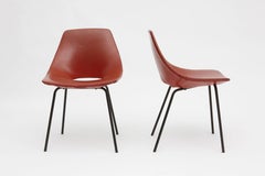 Pierre Guariche, Set of Four "Amsterdam" Chairs, circa 1953