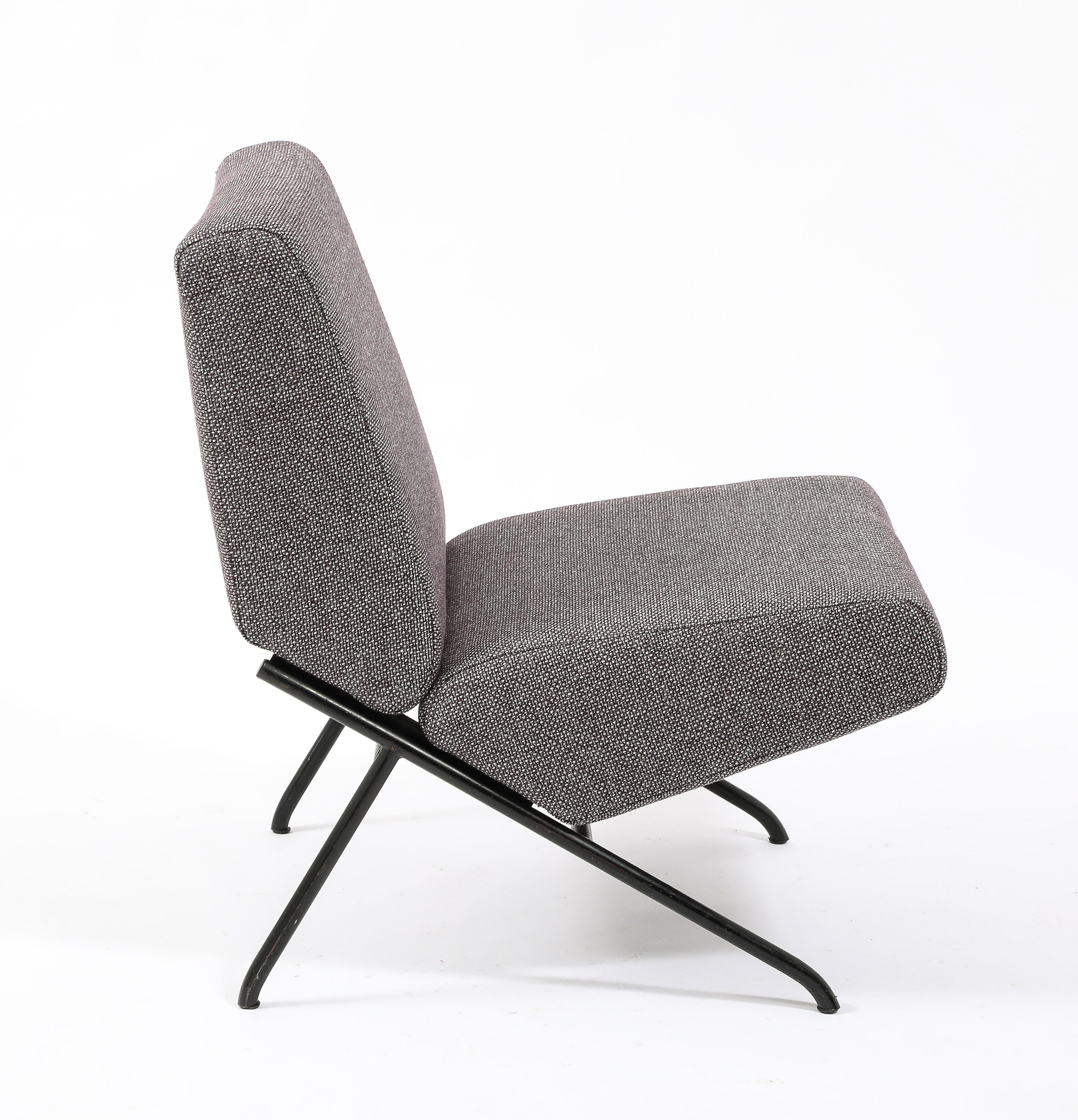Pierre Guariche SG10 Slipper Chairs SG10, France 1960's For Sale 5