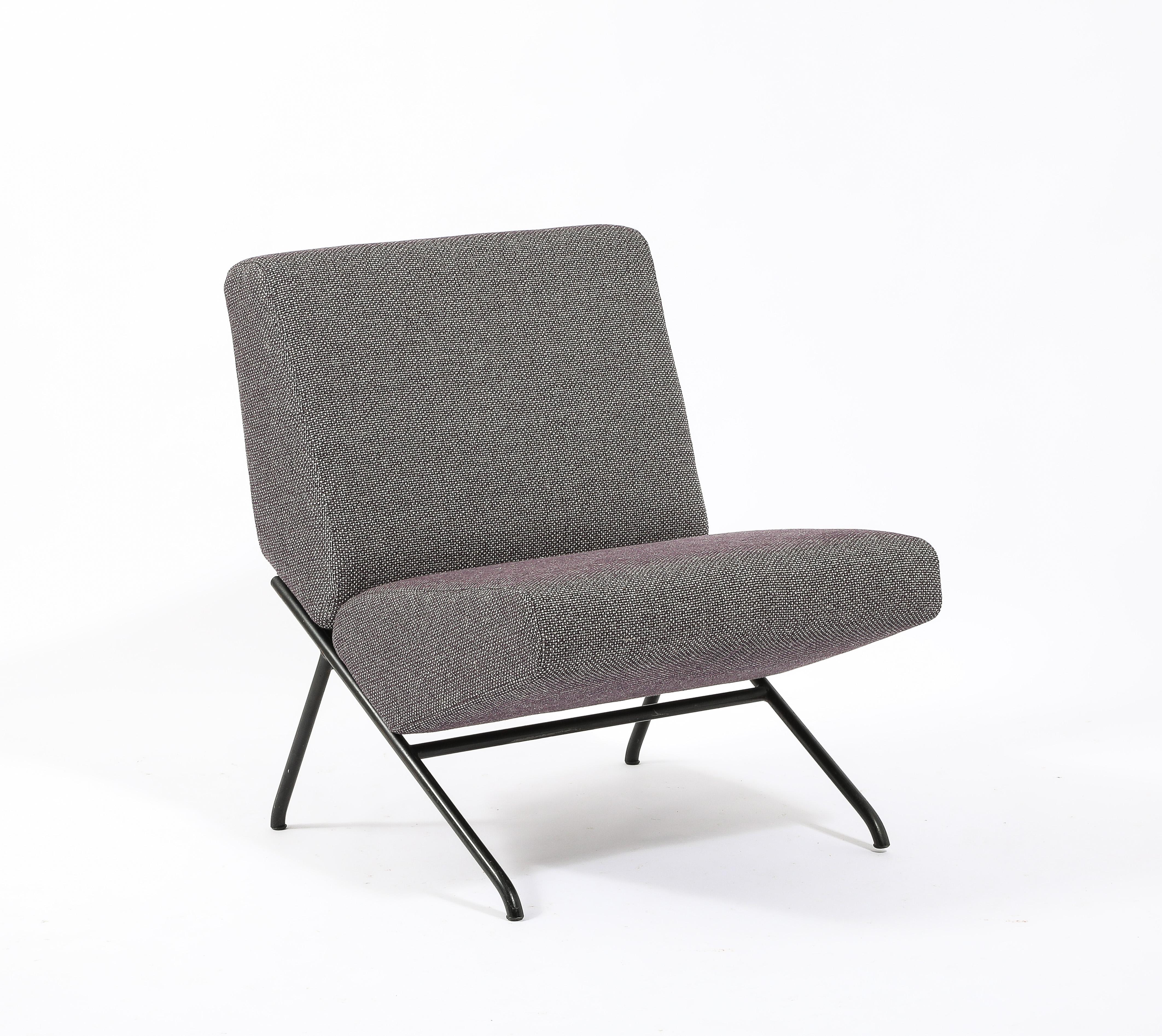 Pierre Guariche SG10 Slipper Chairs SG10, France 1960's For Sale 6