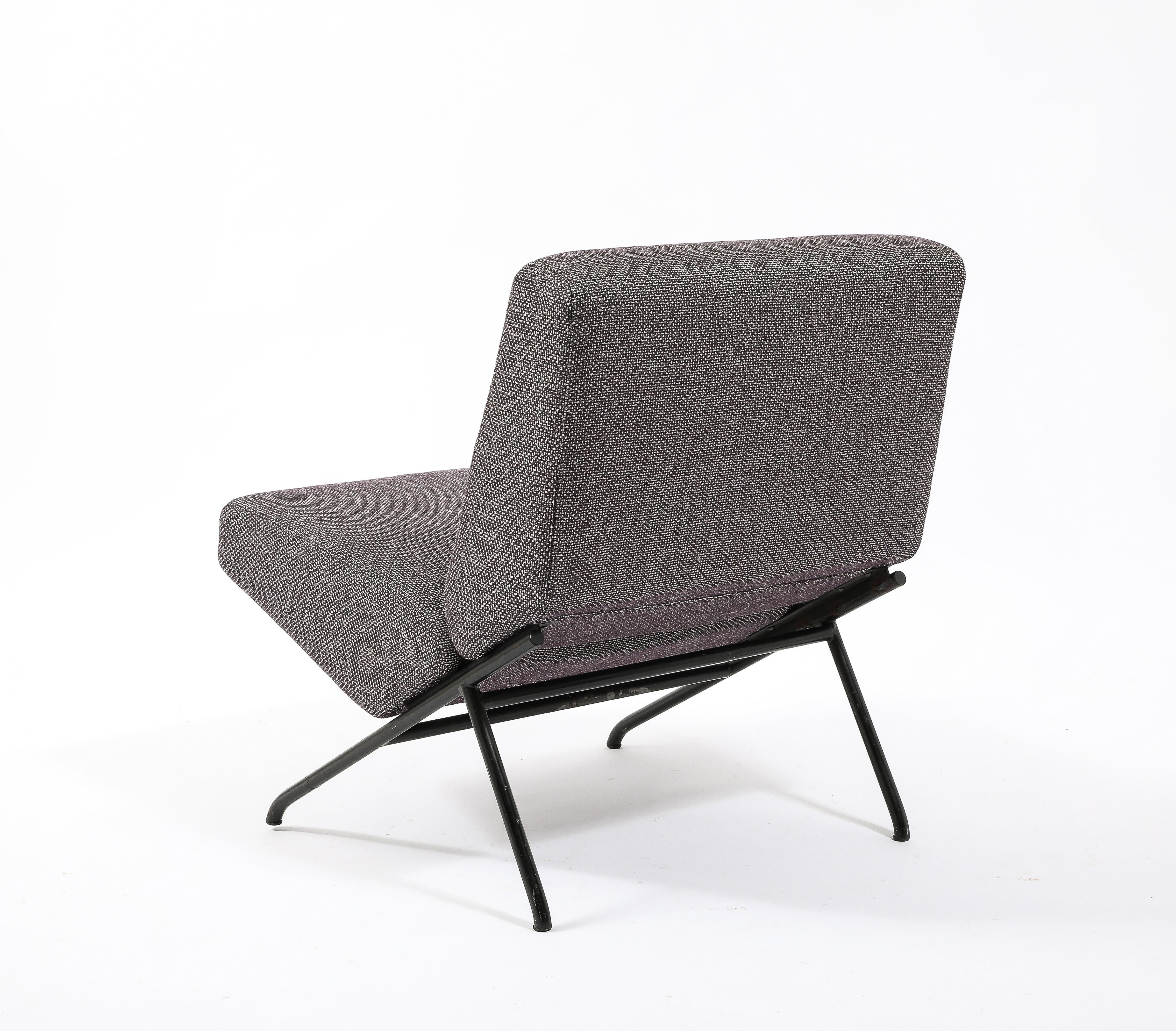 Pierre Guariche SG10 Slipper Chairs SG10, France 1960's For Sale 1