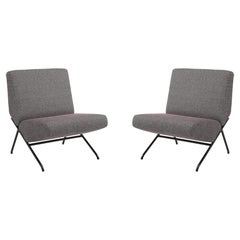 Pierre Guariche SG10 Slipper Chairs SG10, France 1960's