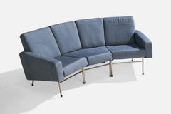 Pierre Guariche, Sofa, Fabric, Steel, France, 1954