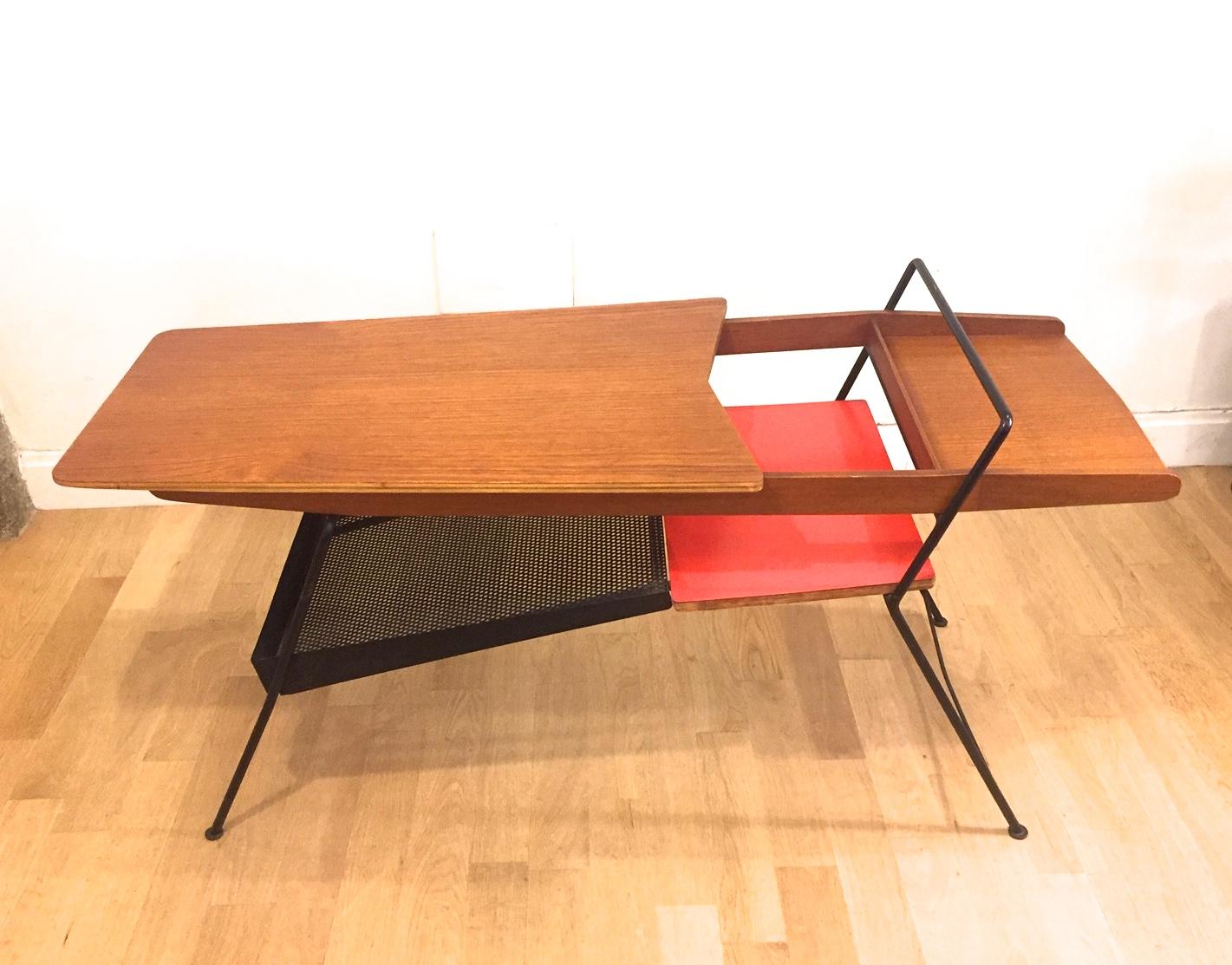 Pierre Guariche Style Coffee Table, Italy, 1950 For Sale 1