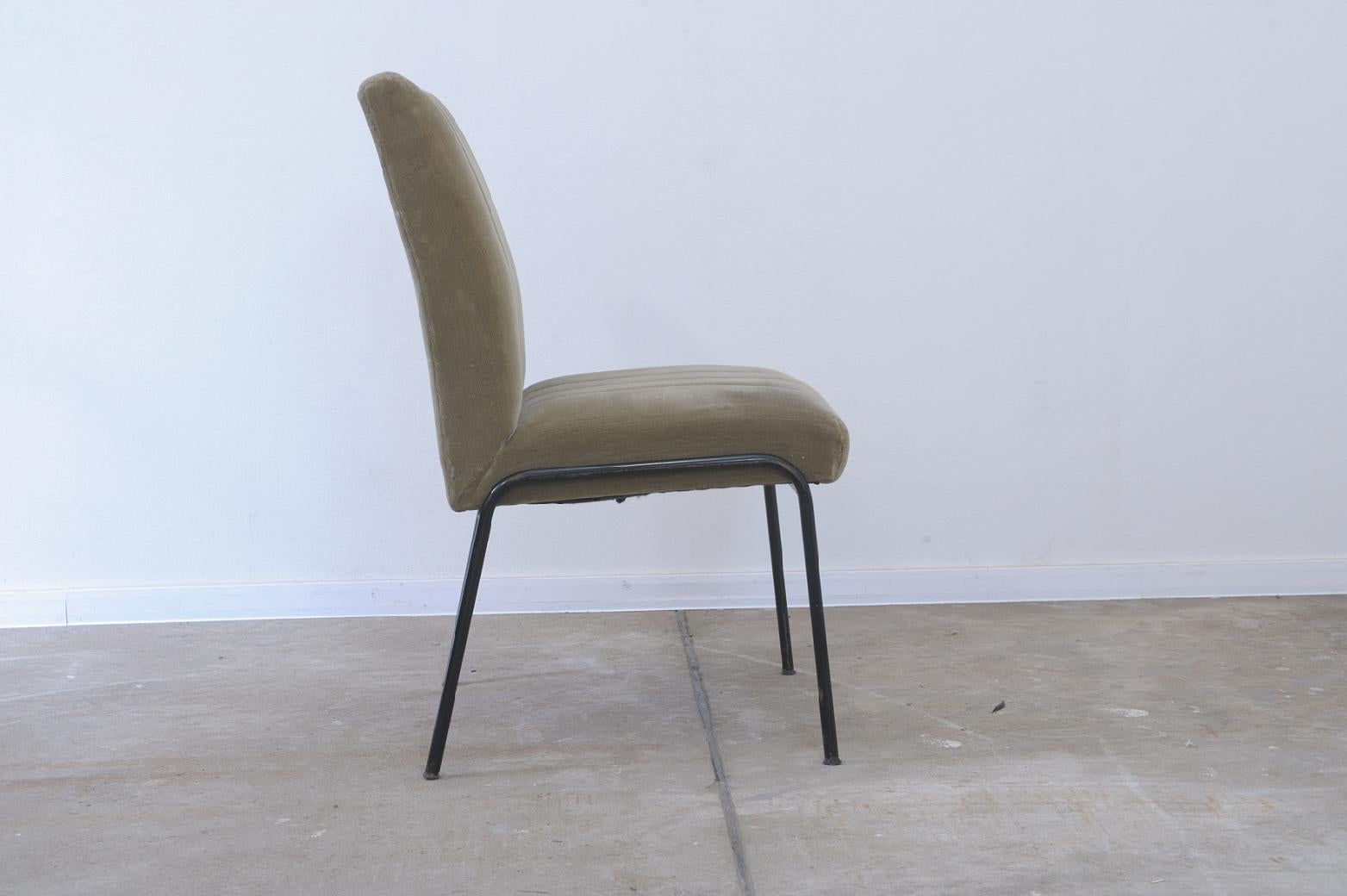 Pierre Guariche style dining chairs, 1960´s, Central Europe, set of 4 For Sale 5