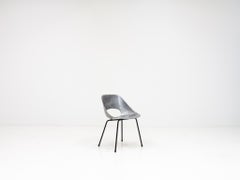Pierre Guariche Tulip Chair, Cast Aluminum, Steiner Meubles, Paris, 1954