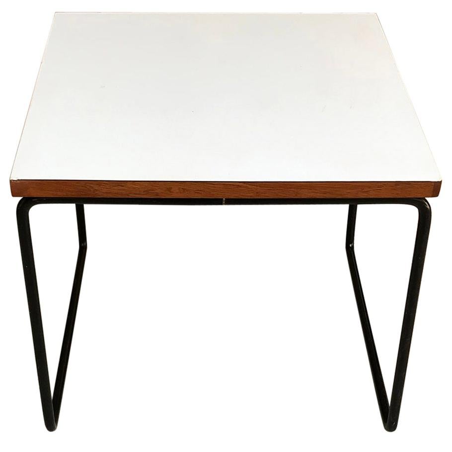 Pierre Guariche White Coffee Table Model "Volante", 1955